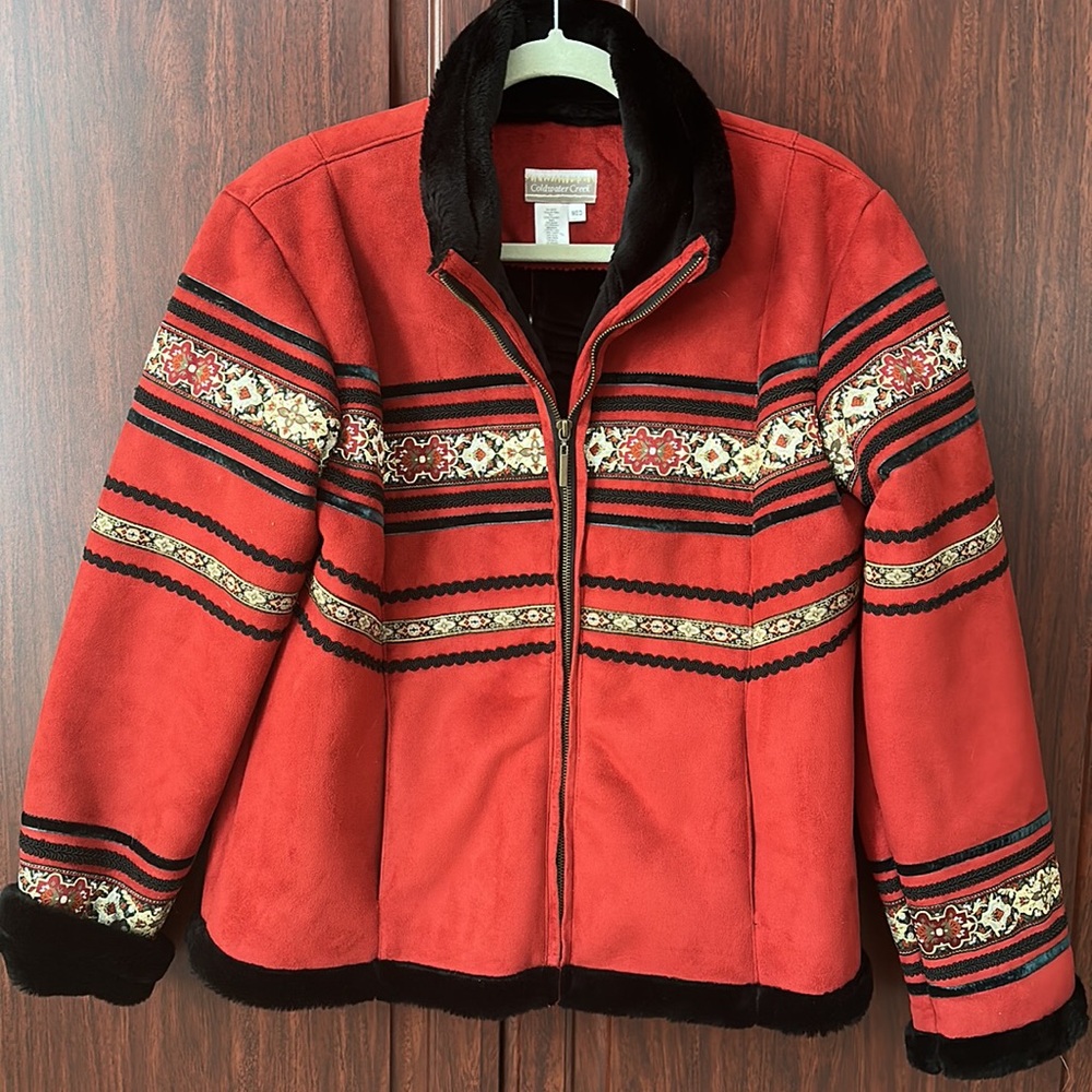 Coldwater Creek Red Jacket